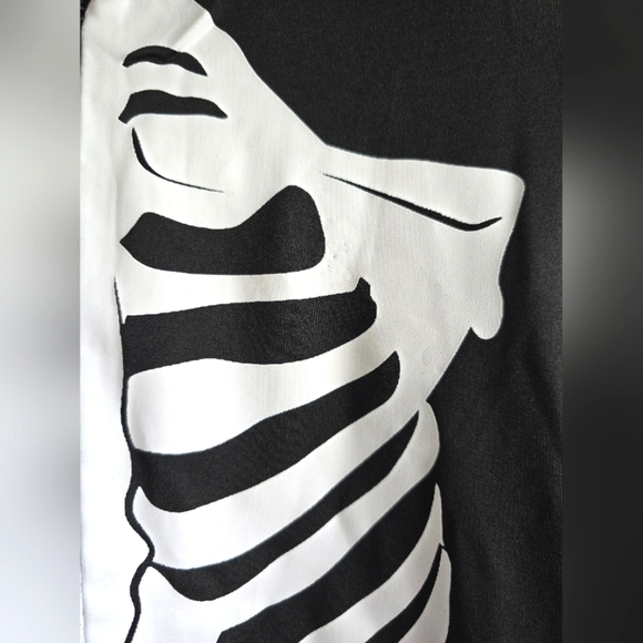 NWT! Tipsy Elves, Skeleton Bodysuit Costume, Black/White, Size Medium -$79.95 - Picture 14 of 14